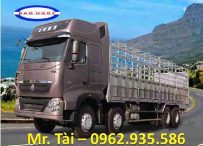Xe tải thùng 4 chân howo TMT- Sinotruck tải trọng 18 tấn
