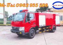 Xe chữa cháy hino WU342L chứa 2,2 m3 nước , 0,3 m3 bọt